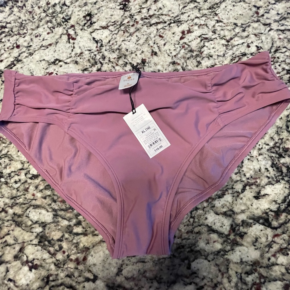 Shade & Shore Mauve Bikini Bottom